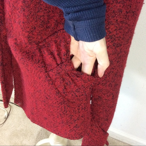 GIFTED 🎁 Doki Geki Nordstrom Red Bow Coat - Picture 5 of 8